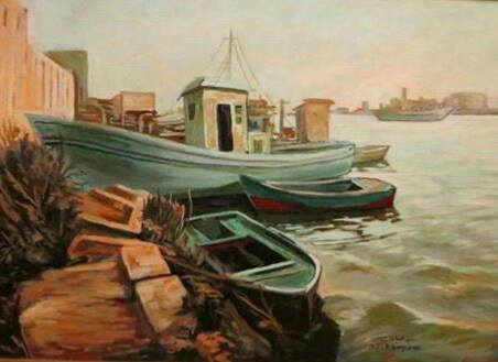 Shatt Alexandria  paintings are all of reality