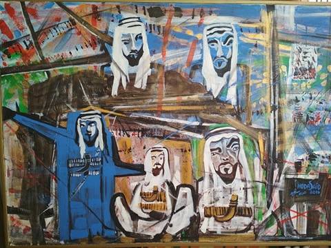Bedouins in the desert