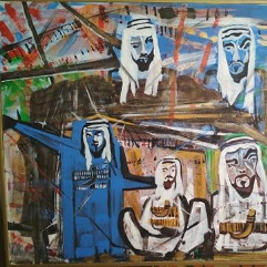 Bedouins in the desert