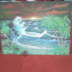 Angry waves