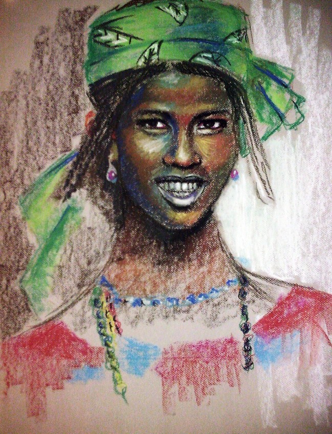 السوداء الجميلة