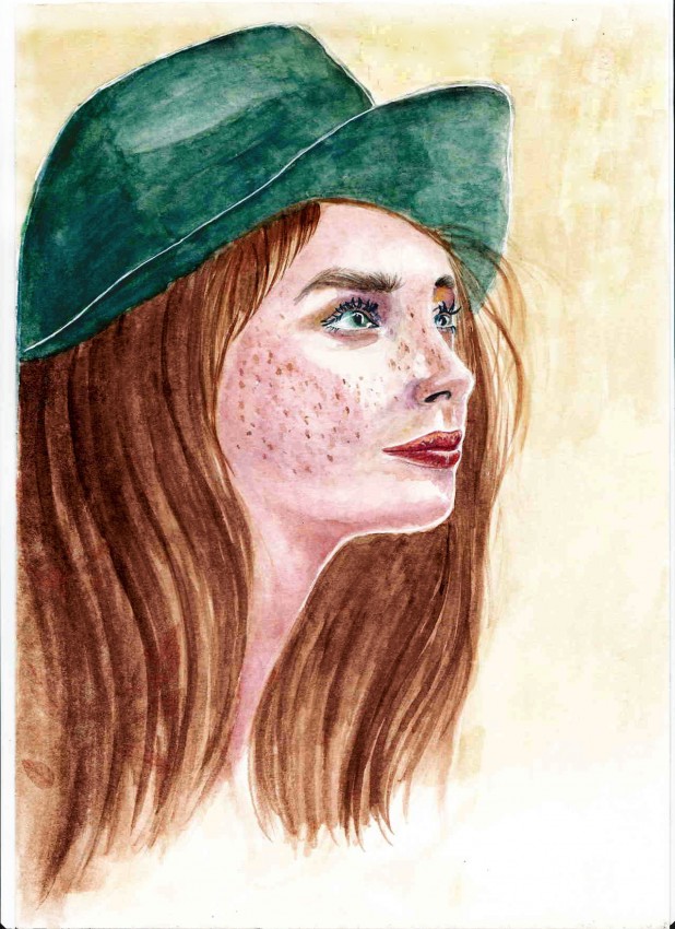 Girl with Freckles
