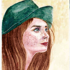 Girl with Freckles