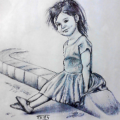 Innocent smile