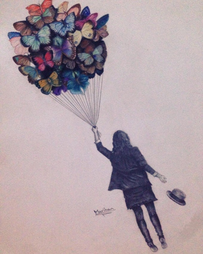 Little Girl with Dreams