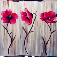 Handmade Modern Painting 3 parts