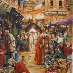 سوق عربي قديم