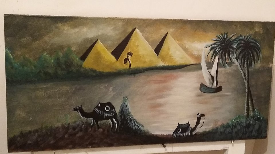 غروب فوق الهرم