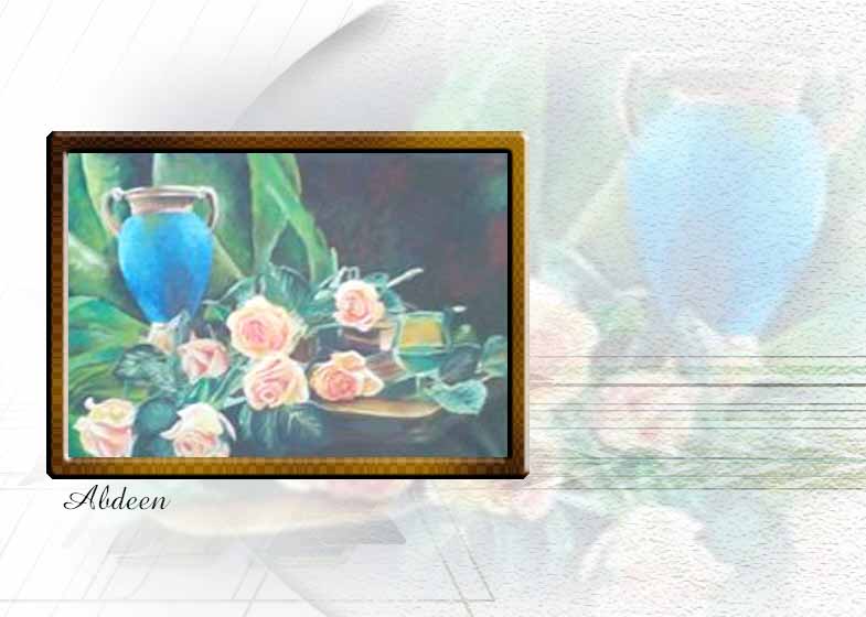 Vase and Roses