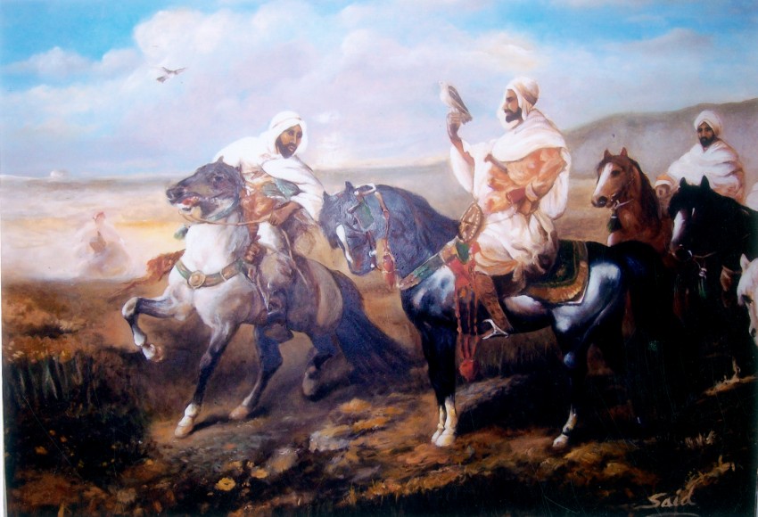 Arabs Hunting In The Desert