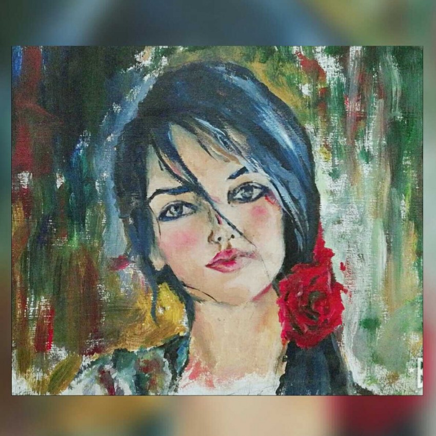 Girl With The Red Rose