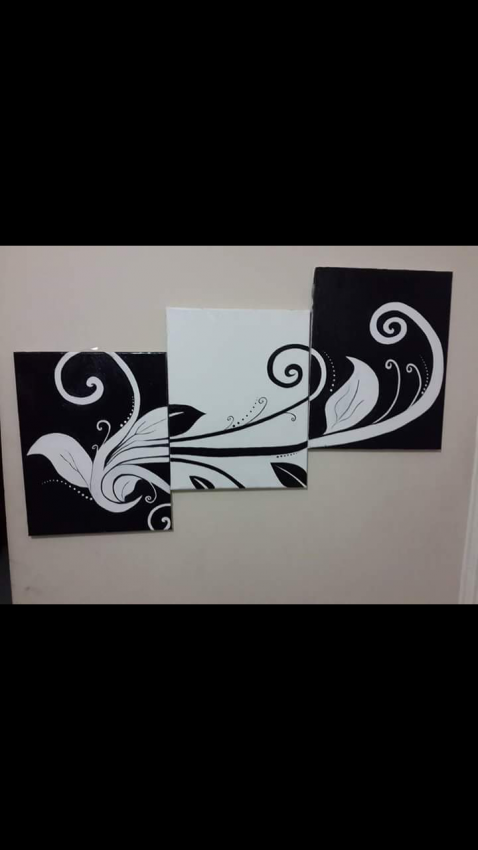 Black and white