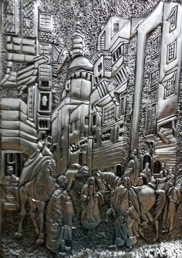 ( مصر القديمة  ( فن الضغط والطرق على النحاس