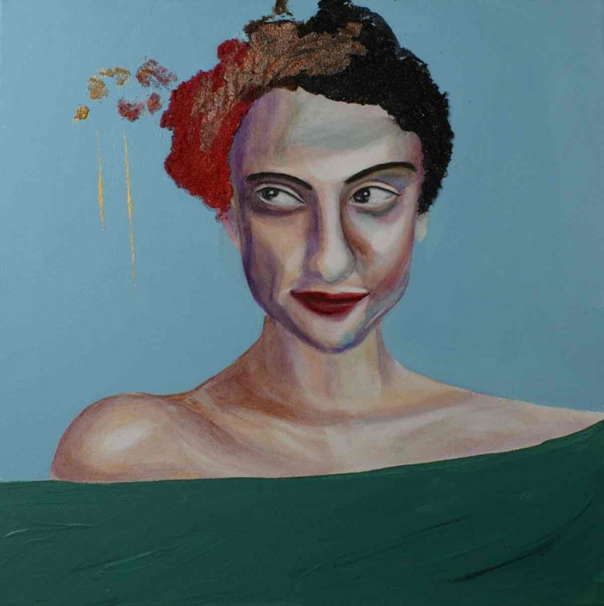 The Woman With The Red Rose
