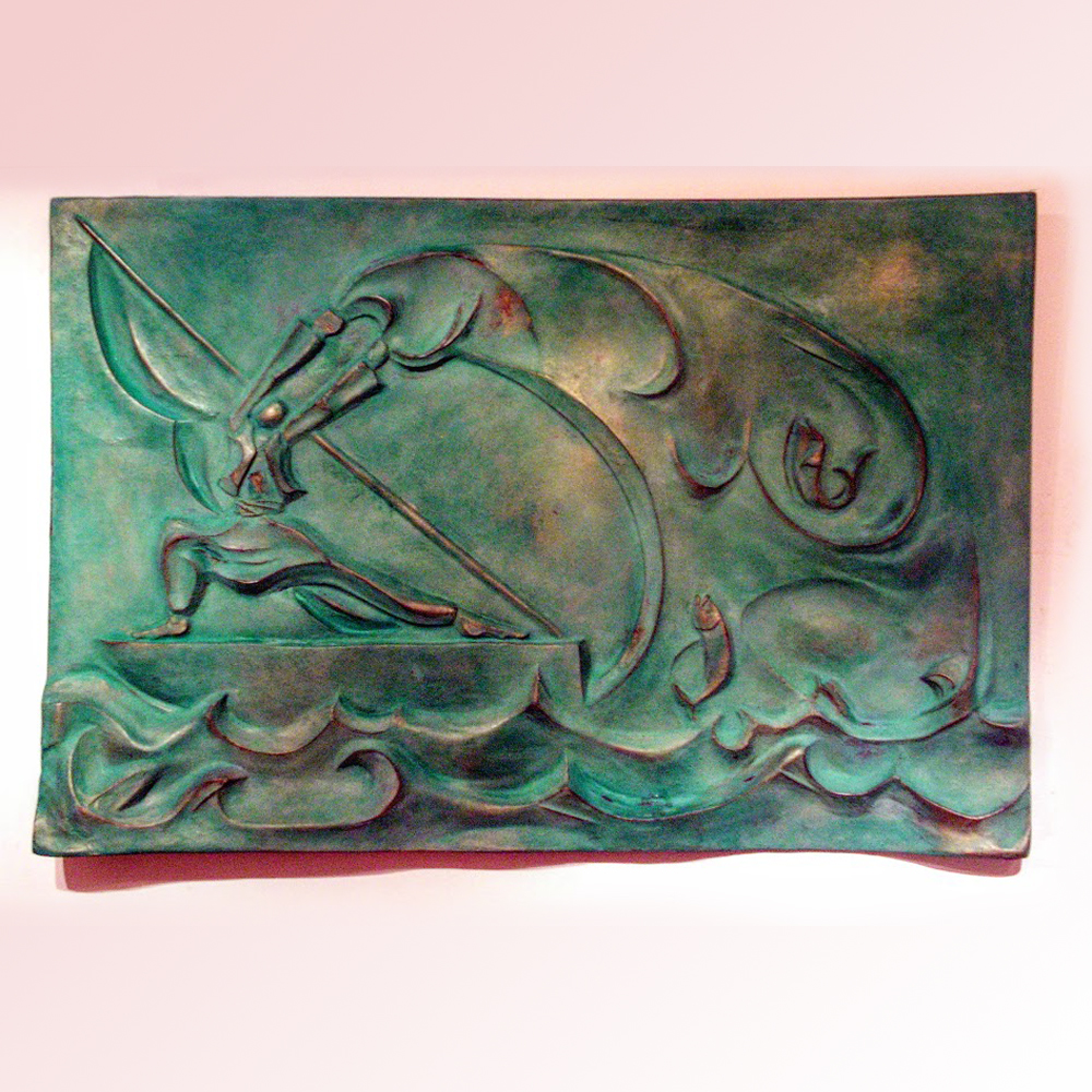 The Fisherman ( Relief Sculpture )