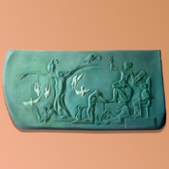 Summit Meeting ( Relief Sculpture )