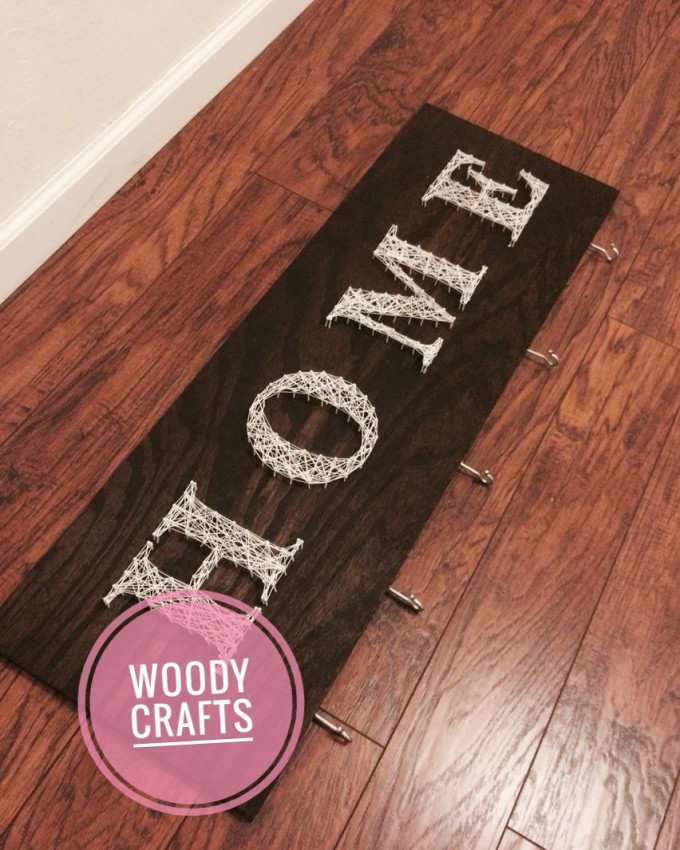 Wooden Hanger ( String Art)