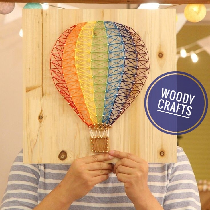 Air Balloon ( String Art )