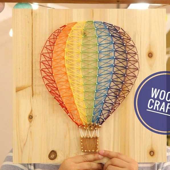Air Balloon ( String Art )