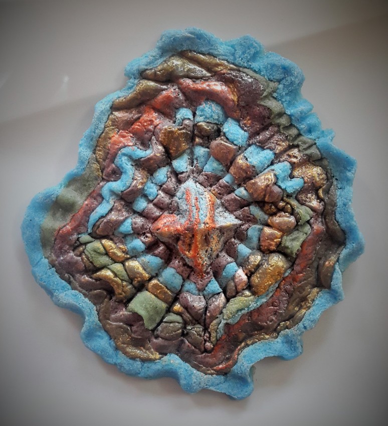 Artistic Glass Plate 2