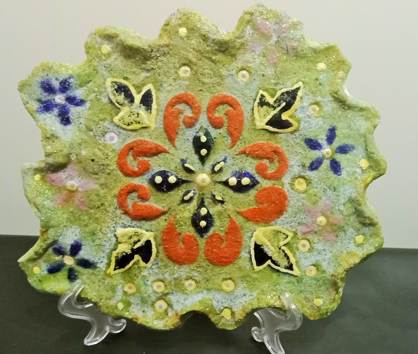 Artistic Glass Plate