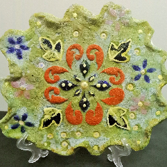 Artistic Glass Plate
