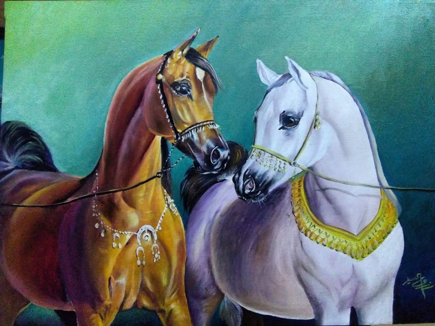 خيول عربية