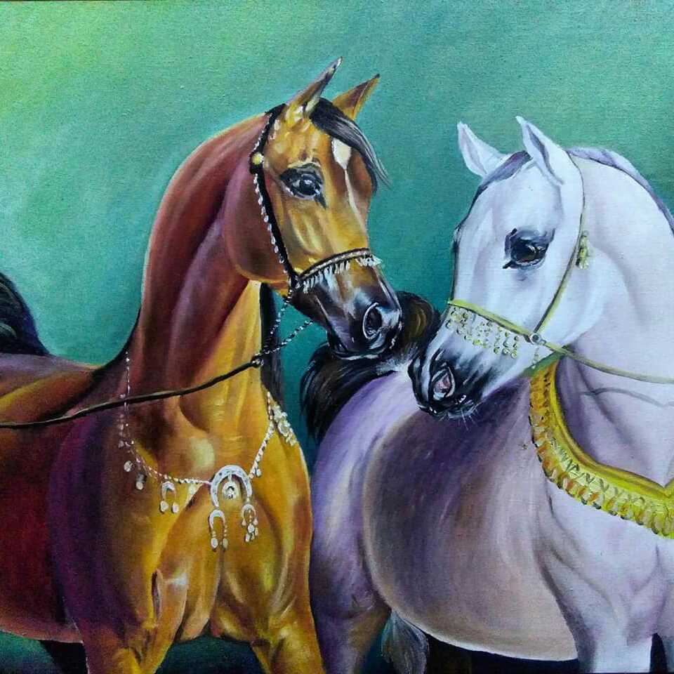 خيول عربية