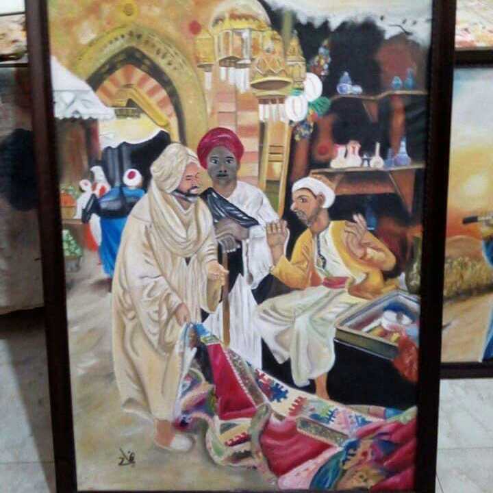 The Carpet Seller (Orientalists Art)