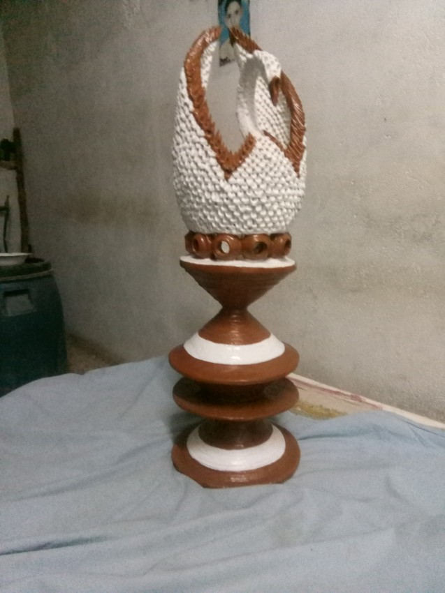 Statue Of A Swan