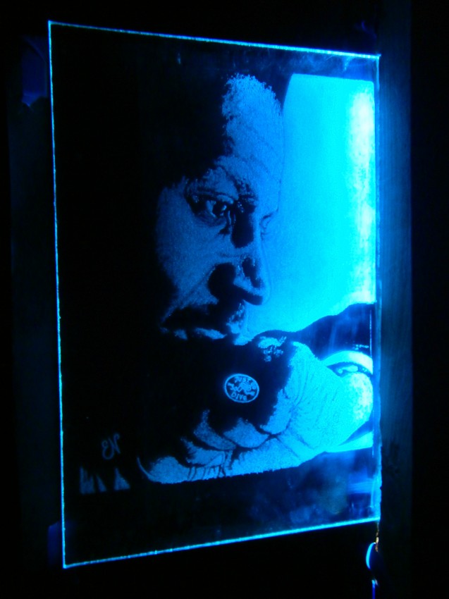 A Friend  (Engraved Glass)