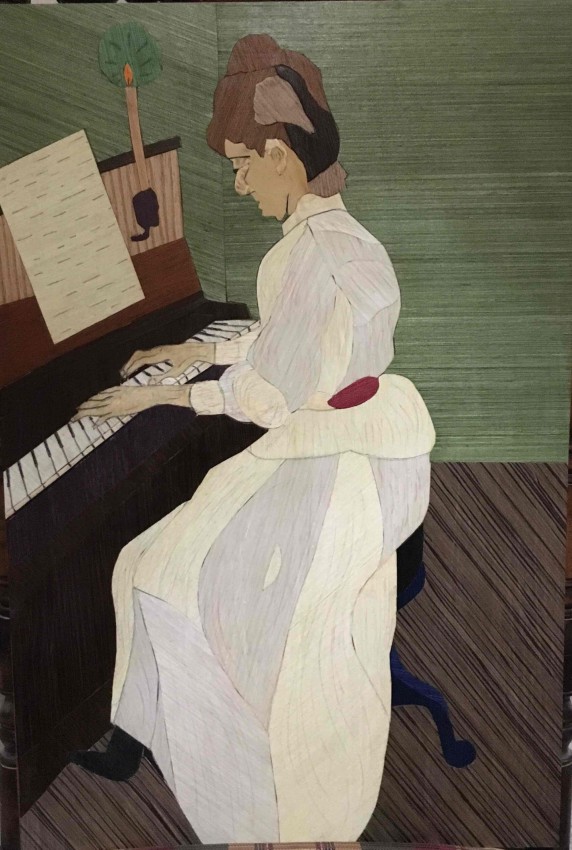 Margret Goche (Marquetry Wood Veneer)