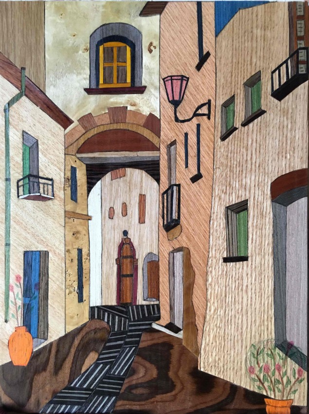 Old Streets  (Wood Veneer)