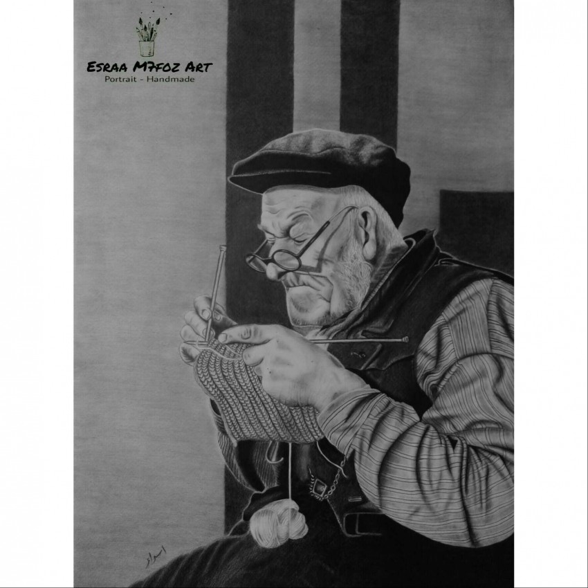رجل عجوز 🎨