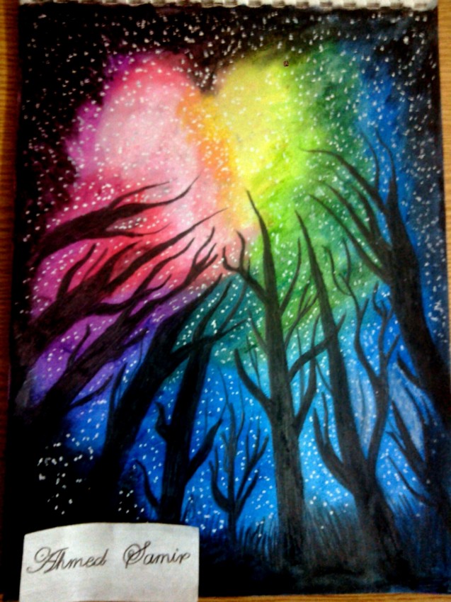 The Forest (Oil Pastel)