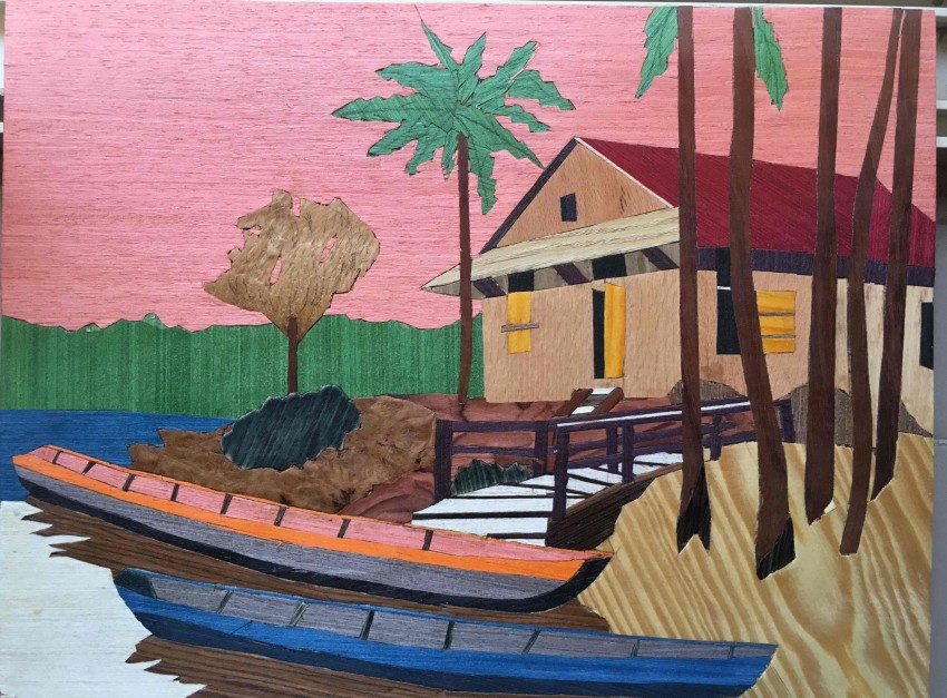 Beach House 2  (Wood Veneer)