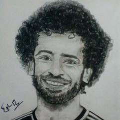 Mo Salah Portrait