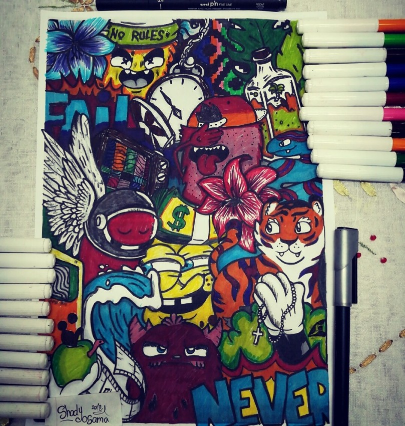 رسومات متداخلة
