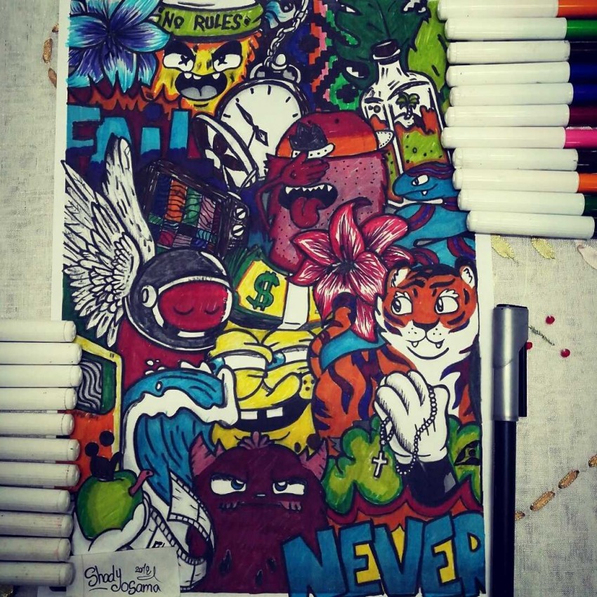 رسومات متداخلة