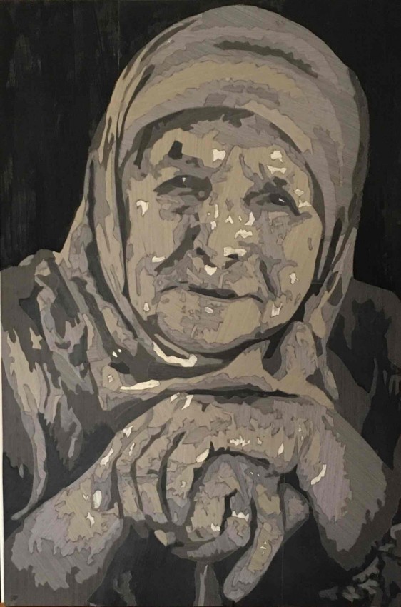 Patience (Wood Veneer Art)