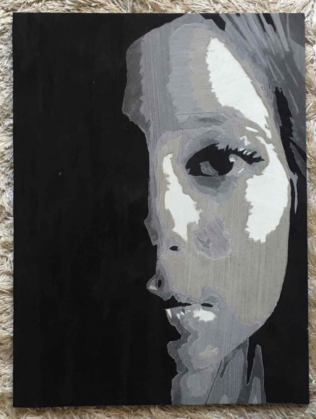 Black and White (Wood Veneer)