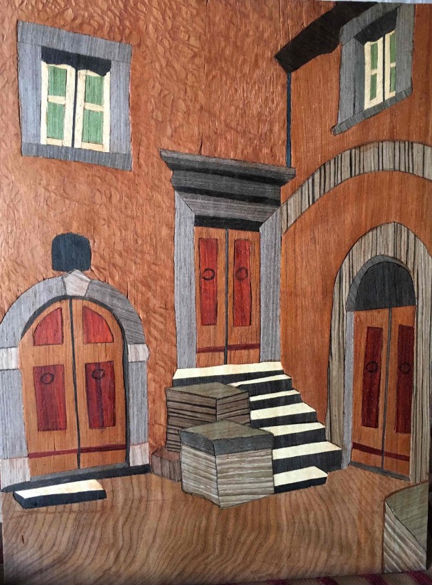 Old London Alley (Wood Veneer)