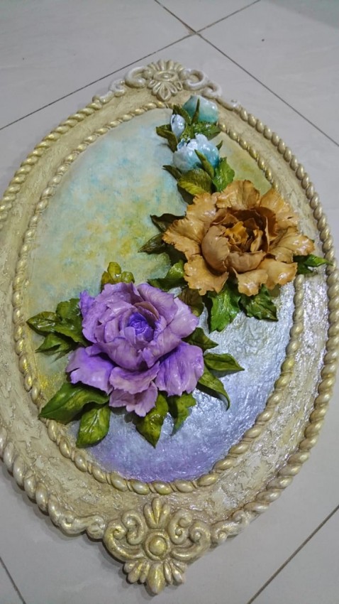 (روعة الورود  (عجينة السيراميك