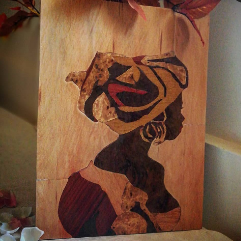 Charismatic African Women (Wood Veneer)
