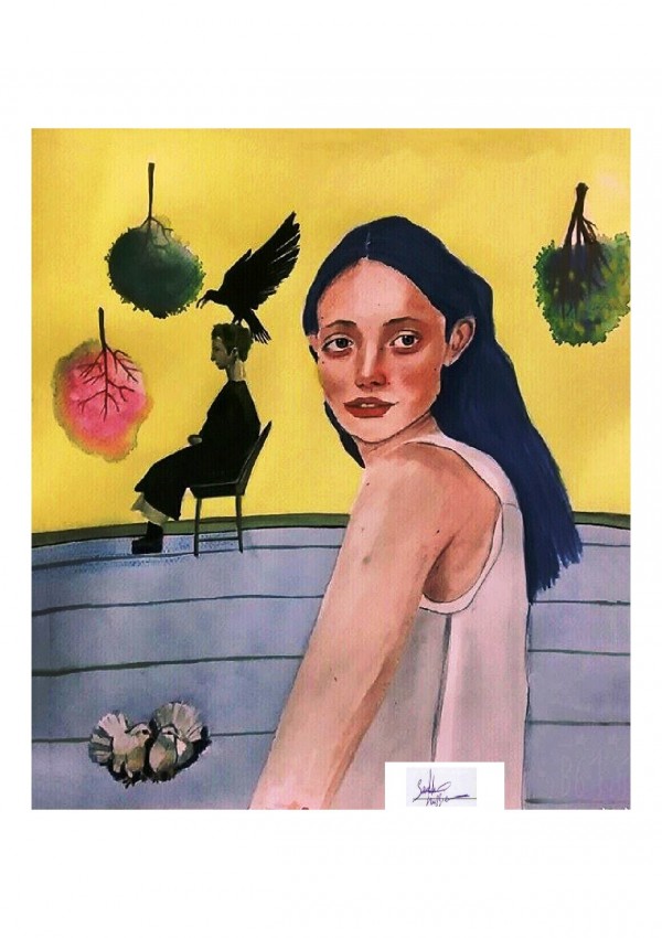 A Bird On Her Head