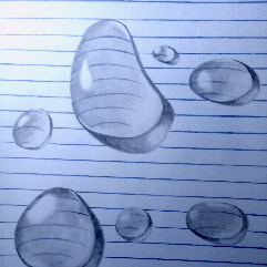 3D Water Drops
