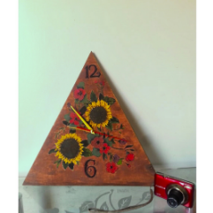Handmade Wooden Wall Clock