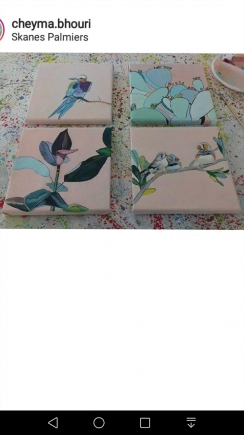 Into The Jungle (4 Paintings)