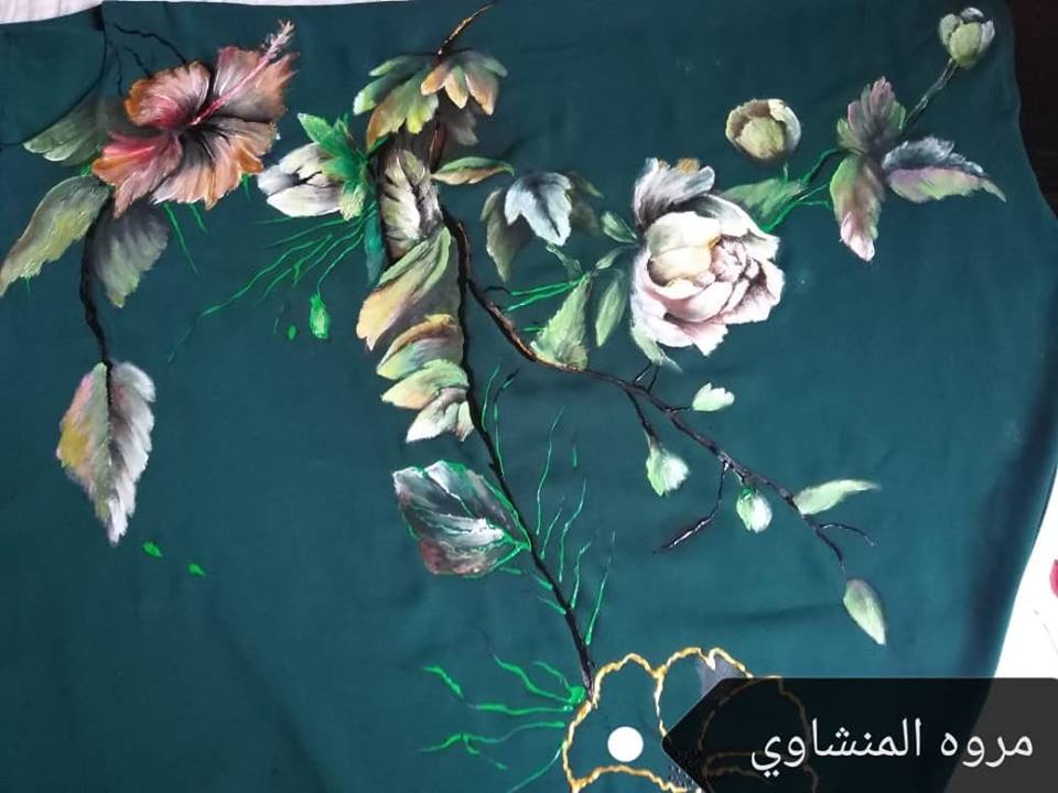 رسم على القماش