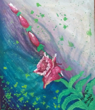 Branch Of Red Roses